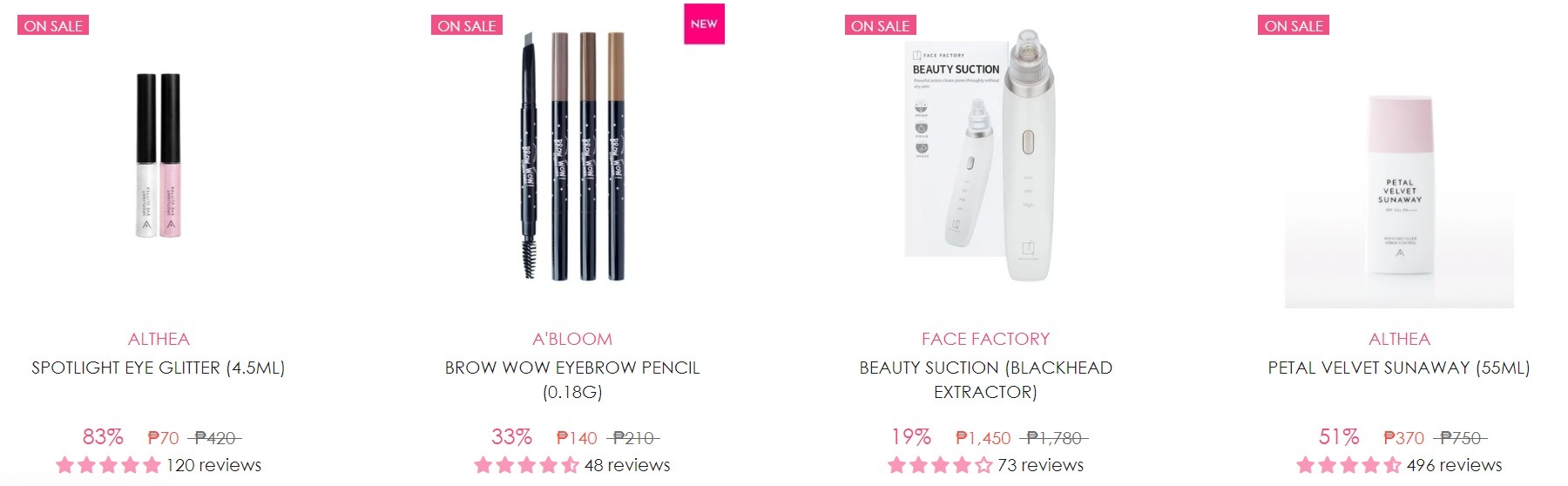 Althea Korean Beauty Products