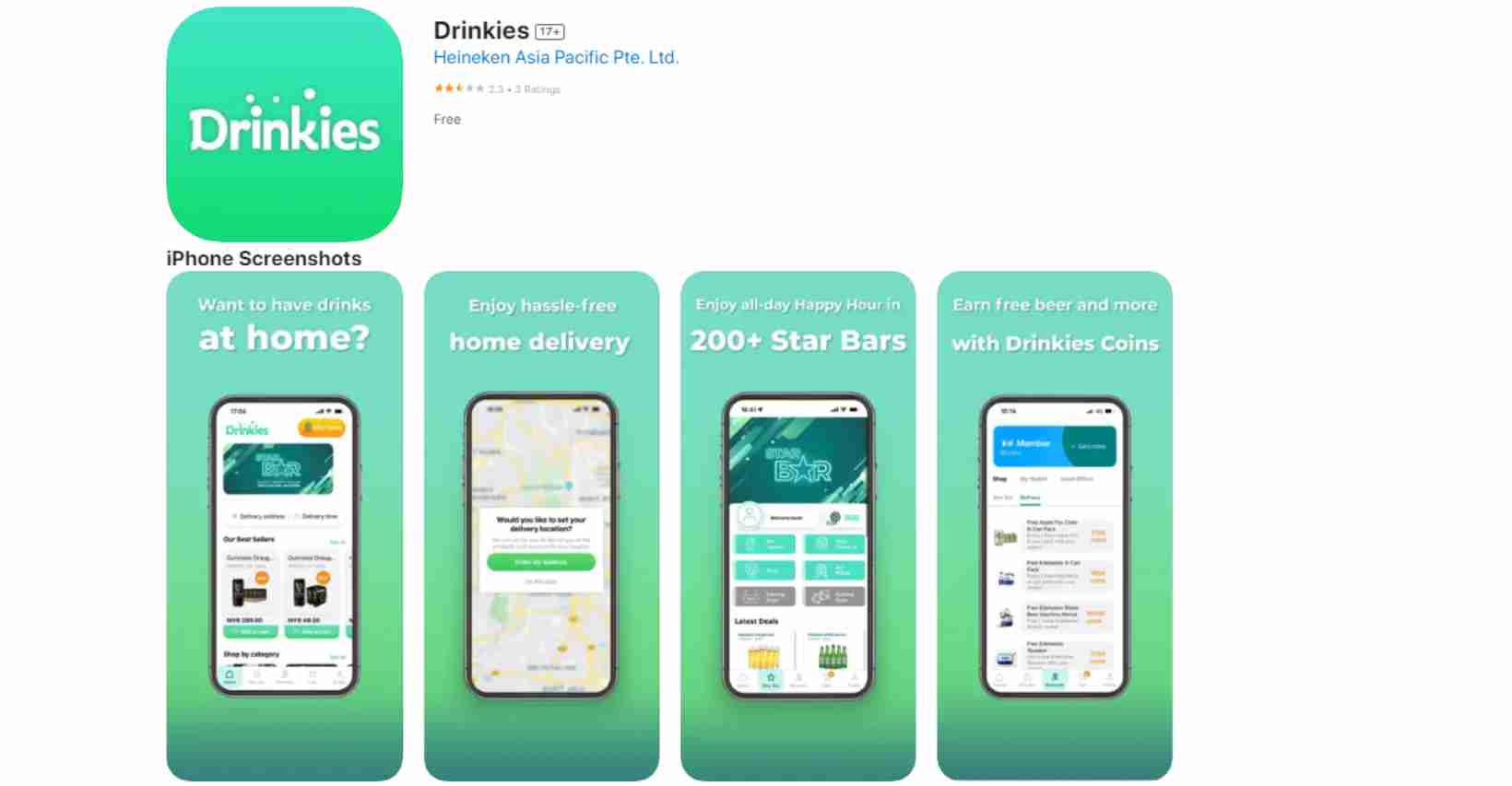 Drinkies app code