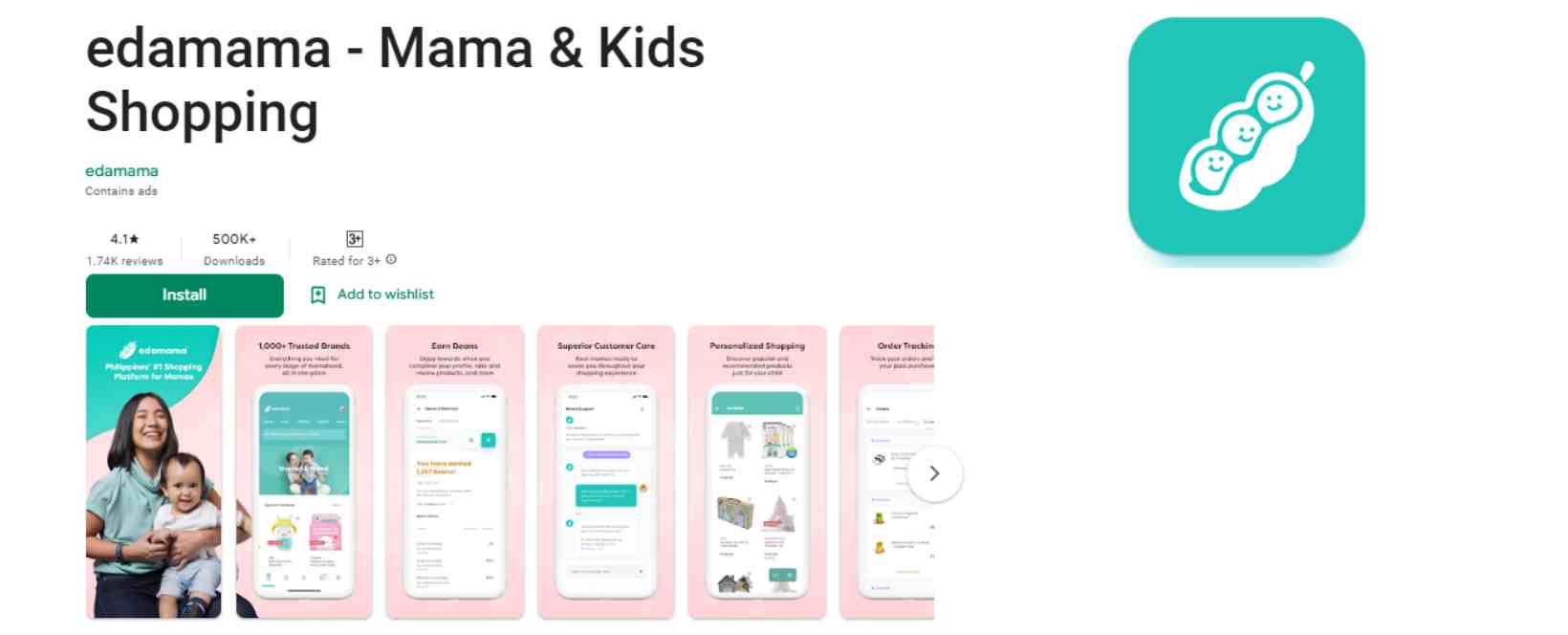 Edamama app discounts