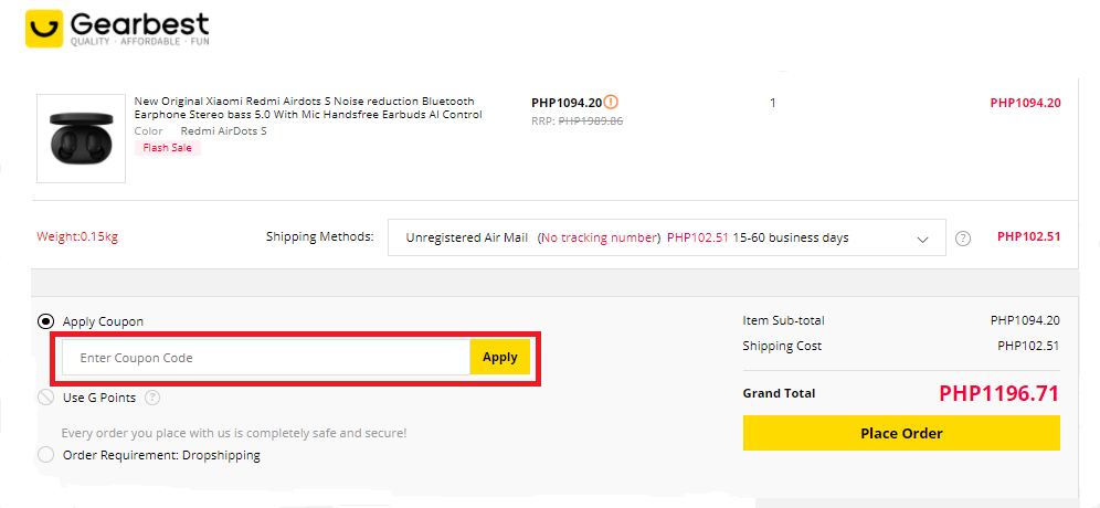  Apply Gearbest Promo Code