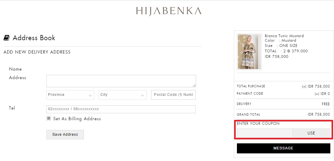 Apply Hijabenka Voucher Code
