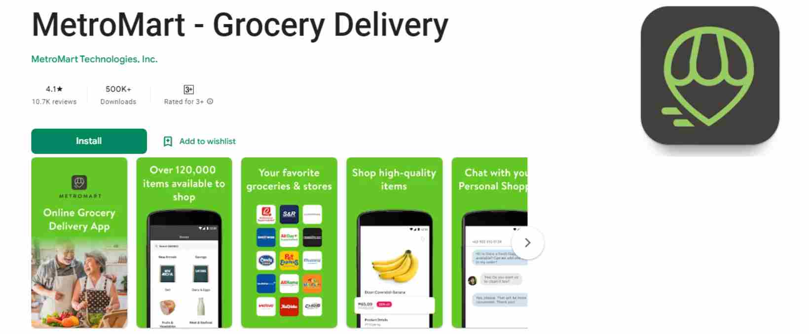 MetroMart Ph app coupon