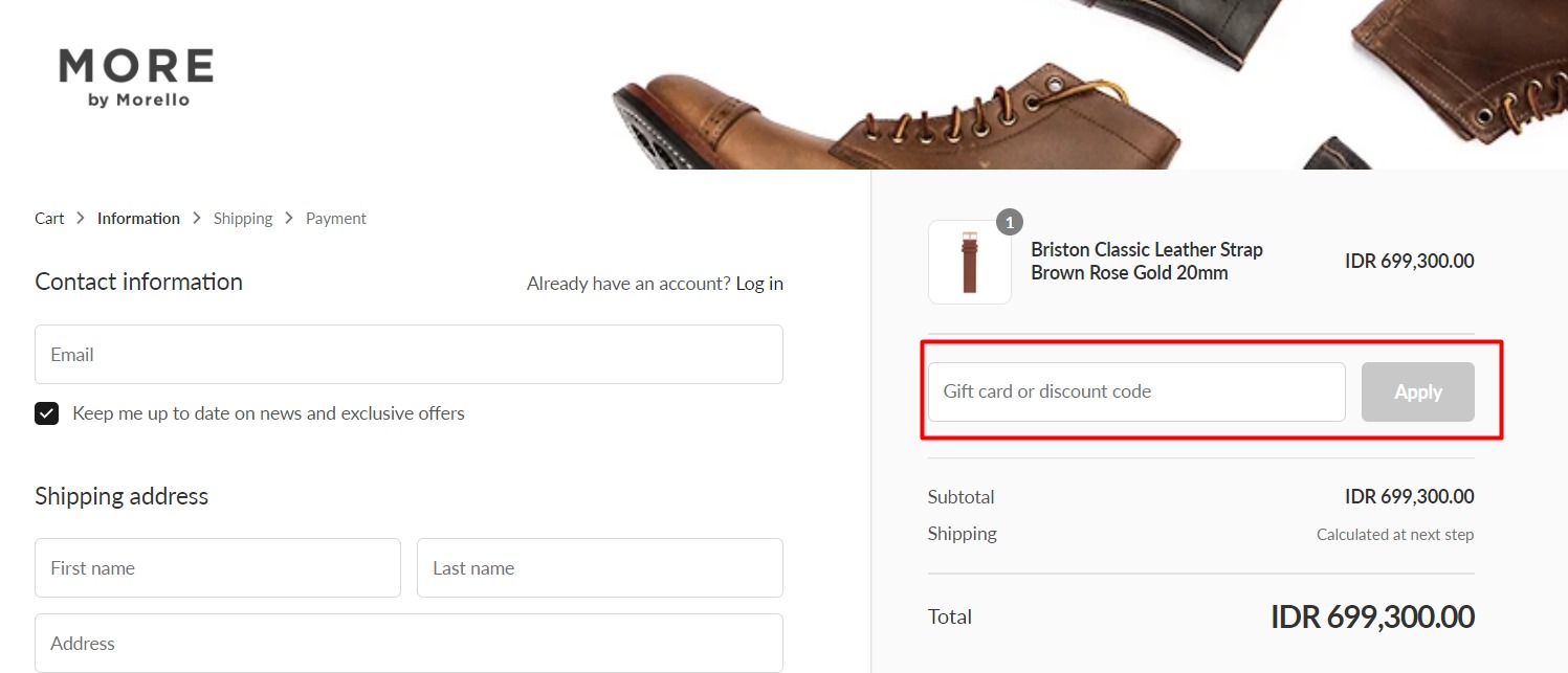 More By Morello promo code