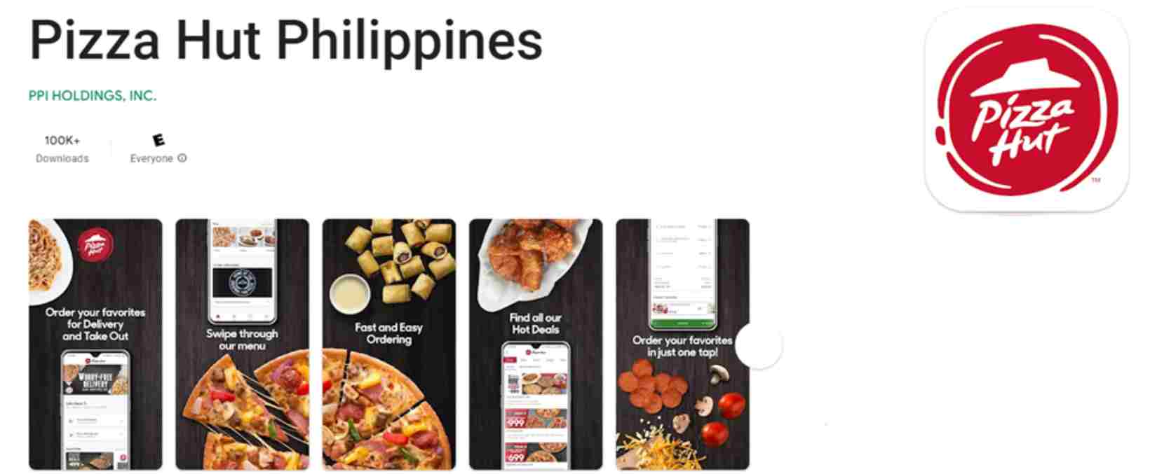 Pizza Hut App Code