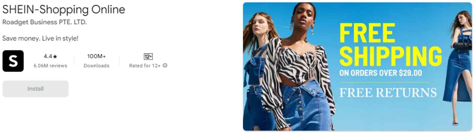 Shein App Deal