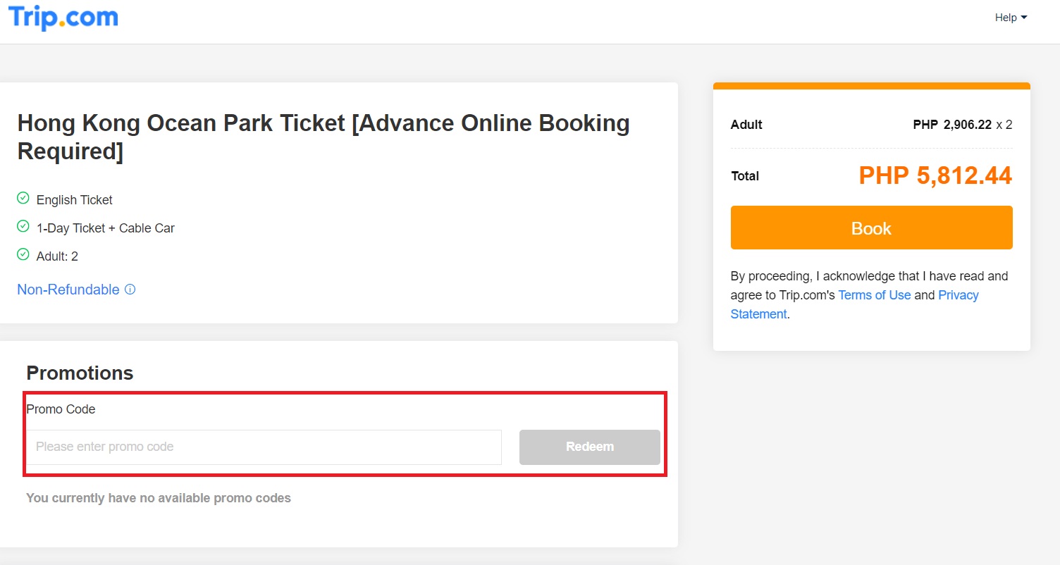 Apply Trip.com Promo Code